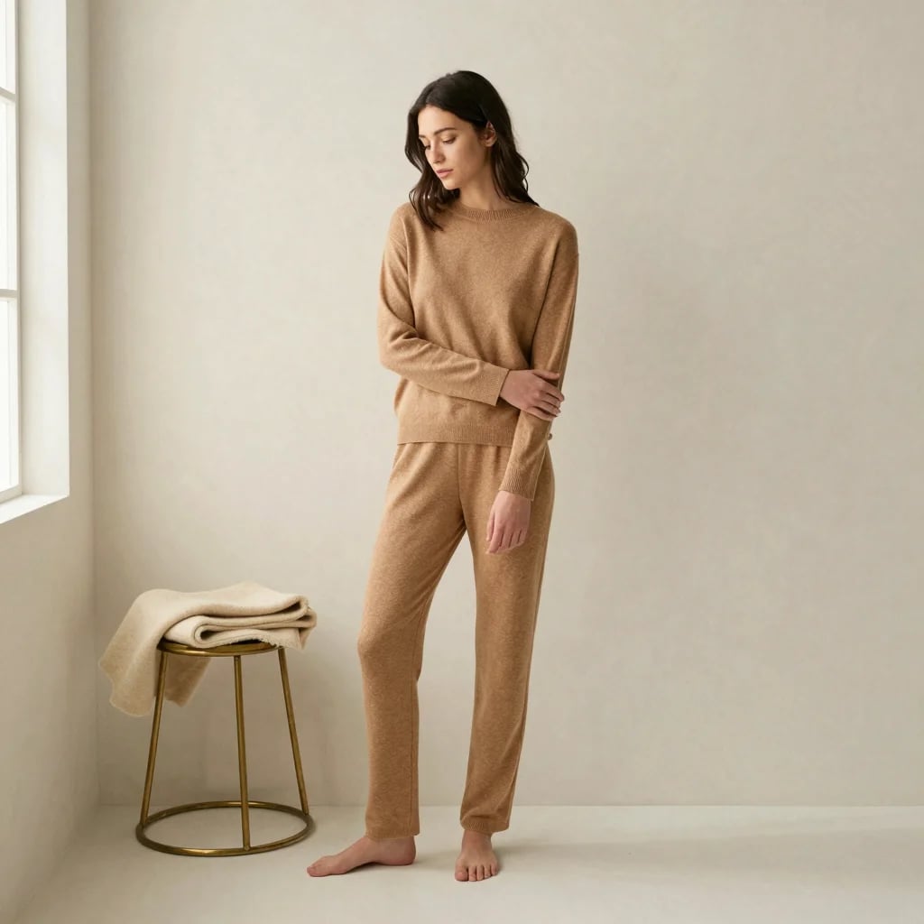 Camel Knit Set